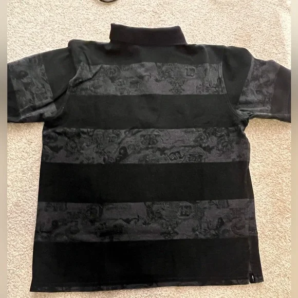 NWOT Wckd polo black/grey Lg - Picture 2 of 11